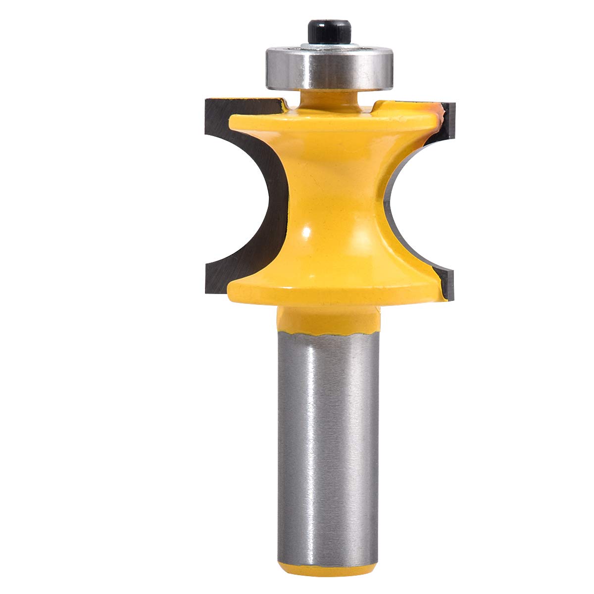 KATUR Bullnose and Bead Router Bit, Column Face and Chair Rail Molding Router Bit, Woodworking Milling Tools with 1/2 Inch Shank (1/2" Shank 1" Width)