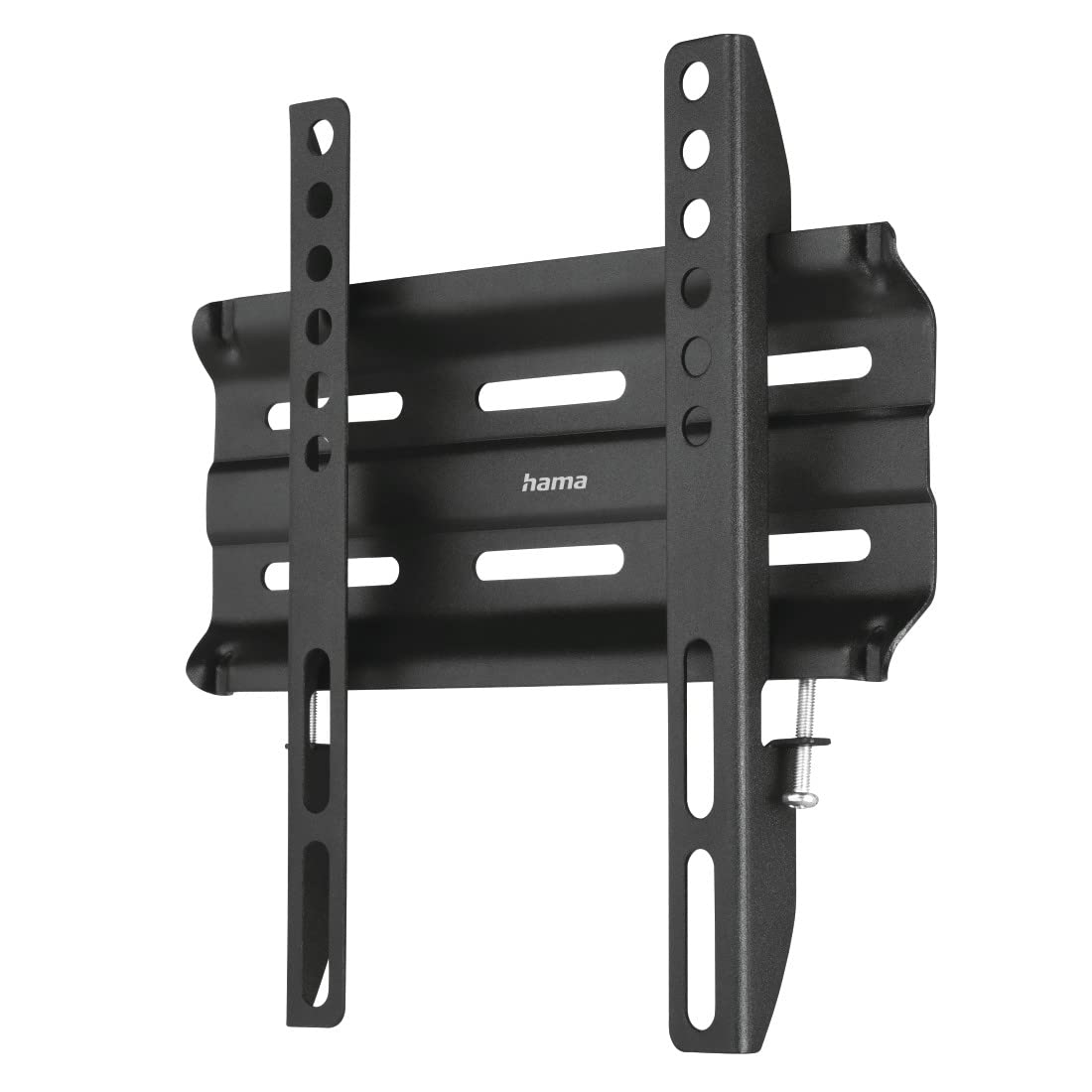 Hama 118106 TV Wall Bracket (19-48 inches, fixed, VESA bracket up to 200x200, max. 25 kg, incl. Fischer dowels) black