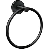 Moen Y5785BL Modern Bathroom Hand Towel Ring, Matte Black