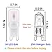 OTTOSEA G9 LED Light Bulbs Dimmable 3W (25W Halogen lamp Replacement,Warm White 3000K, 120V AC, 360 Degree Beam Angle,Pack of 5