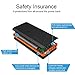 Power Bank, 2400mAh [Travel] [Camping] [Climbing] Slim Ultra thin Compact Portable External Battery with High-Speed quick Charging for iPhone, iPad, Samsung, and LG Smart Phones (Black)