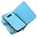 Galaxy S8 Plus Wallet Case, LONTECT Zip Purse Case PU Leather Zipper Wallet Pouch Case Bag with Magnetic Detachable Back Case Cover for Samsung Galaxy S8 Plus - Blue