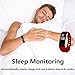 Fitness Tracker, Toprime Waterproof Activity Heart Rate Tracker Sleep Monitor Pedometer Watch, Smart Sport Bracelet for Android and IOS, Red