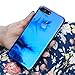 FLOVEME iPhone 8 Plus / 7 Plus Case, Luxury Slim Fit Gradual Colorful Gradient Change Color Ultra Thin Light Bumper Clear for Apple iPhone 7/8 Plus Case Hard Back Cover Holder, Transparent Blue