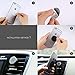 Emmabin [The Smallest] Strong Magnetic Air Vent Car Mount Holder for iPhone X/8plus/8/7 plus/7/Samsung S8 and All Smartphones/GPS (Square-Grey)