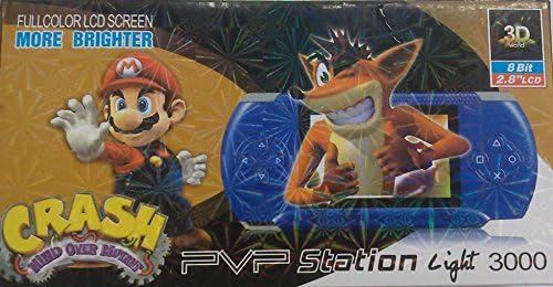 TOY MART China Xiyung Pvt. Ltd. Pvp TV Game Console Handheld Like Sony PSP 3- Blue