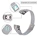 TOMALL Replacement Bands Compatible for Fitbit Alta HR and Fitbit Alta, Adjustable Replacement Accessories with Lock for Fitbit Alta/Alta HR (Silver)