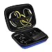 Geekria Shield Headphones Case for in-Ear Headphones, Replacement Hard Shell Travel Carrying Bag with Cable Storage, Compatible with JBL, B&W, Beyerdynamic, Jabra Headphones (2 Packs/Blue)