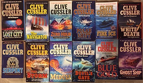Clive Cussler Kurt Austin Numa Files 12 book Series Set