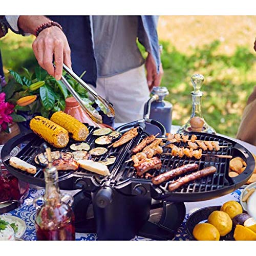 NOMADIQ Portable Propane Gas Grill Small, Mini, Lightweight Tabletop