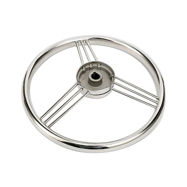 Amarine-made-135-Inch-9-Spoke-Stainless-Boat-Steering-Wheel-10-Degree-9500S380