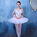 KAI-ROAD Women Professional Ballet Tutu Costume Hard Organdy Platter 8 Layer Skirt (Small)