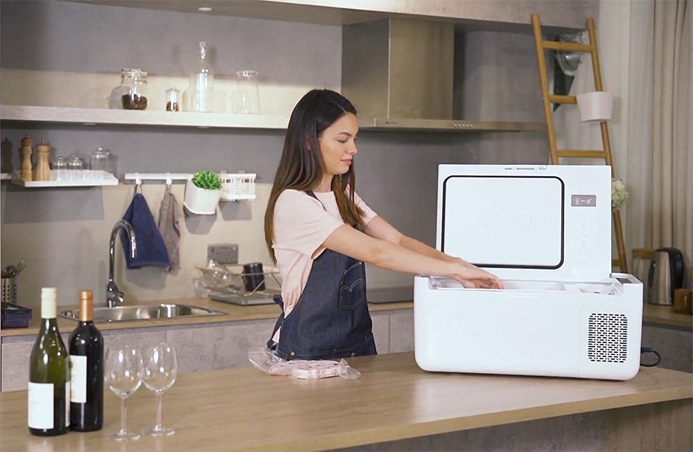 MOBICOOL MCG15 Kompressor-Kühlbox, 15 L, Kühlung bis -18 °C, mit leistungsstarker Schnellkühlung Weiß 8