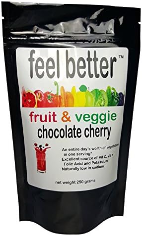 Fruit and Vegetable Powder 250 grams (8.82 oz) Powder Nutritional Drink (Chocolate Cherry Flavor)