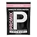 PROMIX Chocolate Vegan Protein Powder: Muscle Building Supplements Pea and Rice Pure Organic Growth Formula for Vegans Gluten and Soy Free Protein Shake Supplement Sample Size