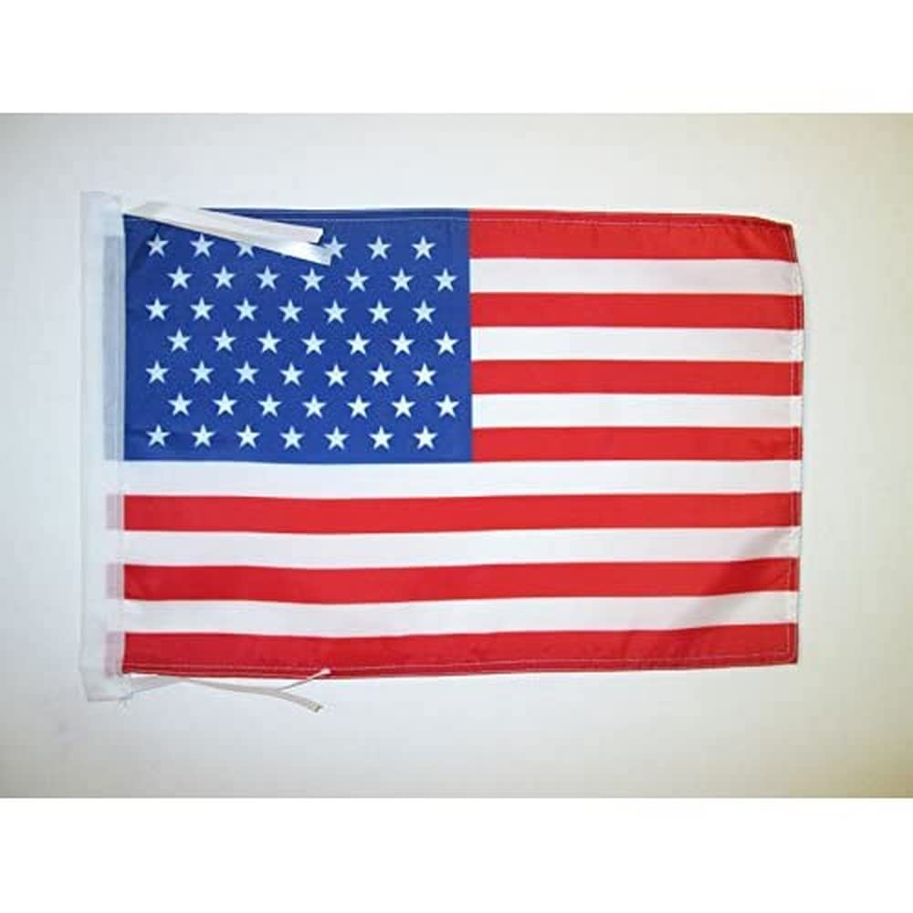 AZ FLAG - United States 1959-1960 49 stars Flag - 18'' x 12'' - 100% Polyester USA - american historic Small Banner with Two Cords - Fade Resistant - Vivid Colors - 18x12 in - 45x30 Cm โ image 1