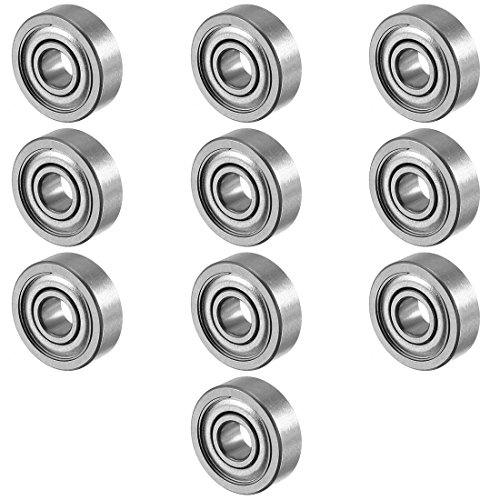 uxcell 10pcs 604ZZ 4mmx12mmx4mm Double Shielded Miniature Deep Groove Ball Bearing - Thumbnail 4