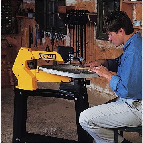 DEWALT Scroll Saw, 1.3 Amp, 20 in Steel Blade, With Variable-Speed Trigger, photo 12