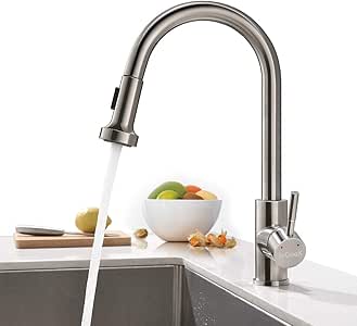 ieGeek Grifo de Cocina Extraiga el Grifo Mezclador de Ducha de mano de