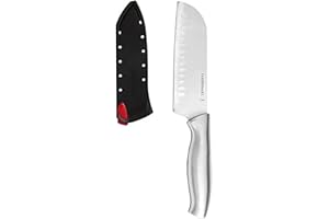 Farberware Edgekeeper Self-Sharpening Santoku Knife, 5-Inch, Stainless