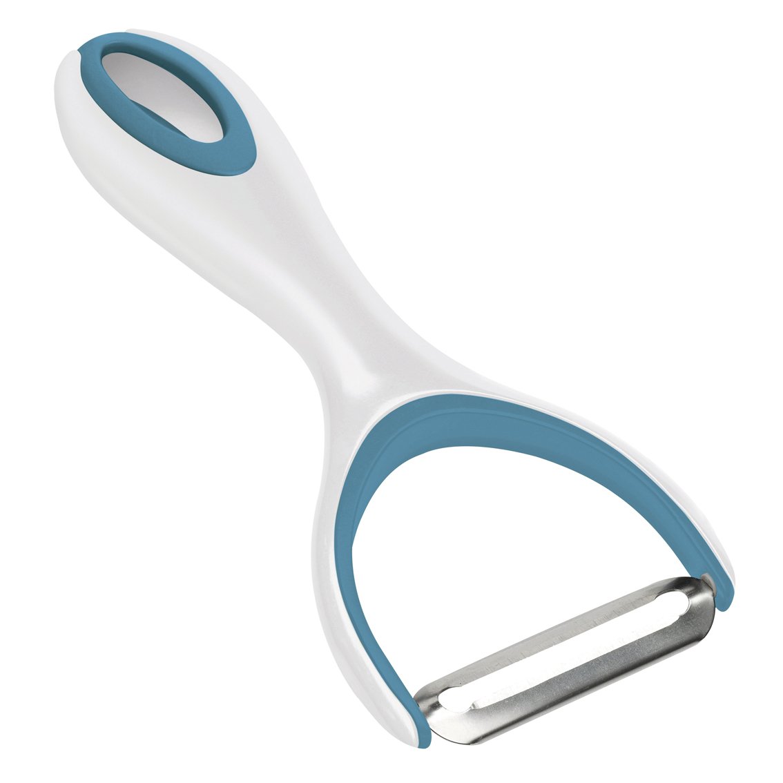 Jamie Oliver Cookware Range Y Peeler, Plastic and Stainless Steel/White
