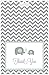 50 Cnt Chevron Mint Elephant Baby Shower Thank You Cards
