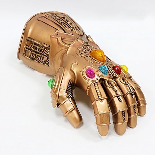 Thanos Infinity Gauntlet Cosplay Gloves PVC Action Figure Model Doll Toys Gift Halloween Accessories