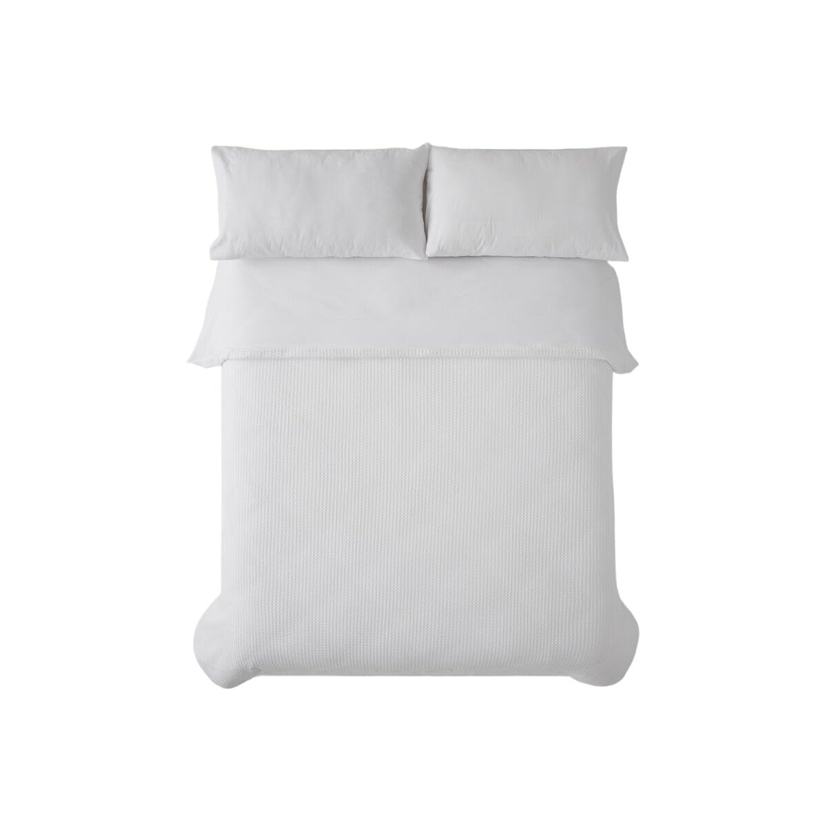 Alexandra House Living White Duvet Cover 240 x 220 cm