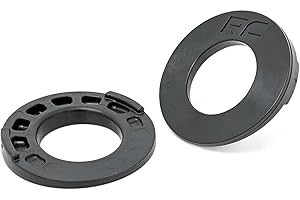 Rough Country Rear Coil Spring Correction Plates for Jeep Wrangler JK & Unlimited (2007-2018) for 3.5-6" Lift Kits