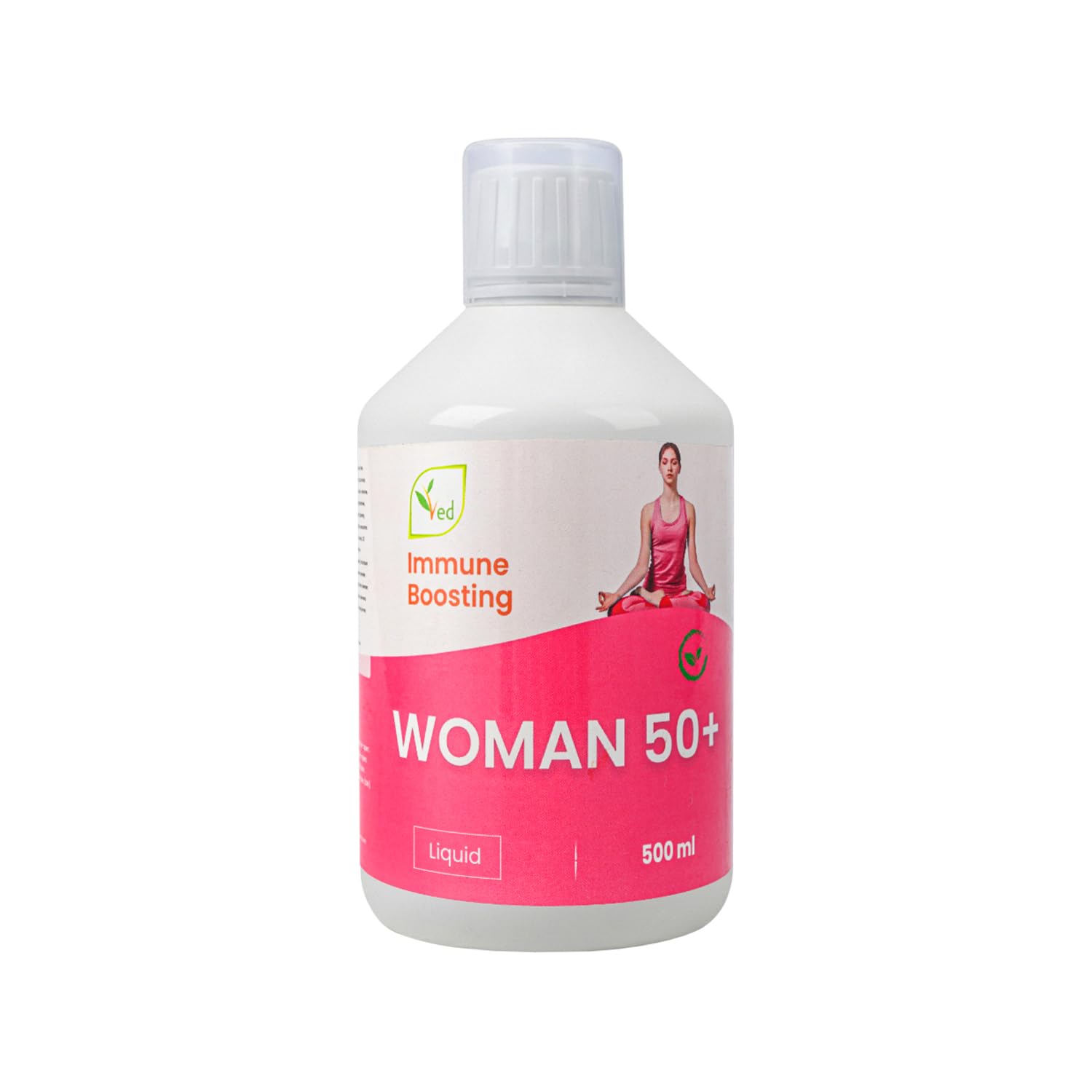 Ved Woman 50 Plus Liquid Multivitamin Supplement for Women, 500 ml- Immune Boosting - Contains, -149 Vitamins & Minerals, Vitamin C, Vitamin D, B12 for Women Health, 33 Days Supply.