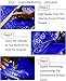 ShinyBeauty Sequin Curtains 2 Panels 2FTx8FT Royal Blue Glitter Backdrop Royal Blue Sequin Photo Backdrop Backdrop Curtains M1120