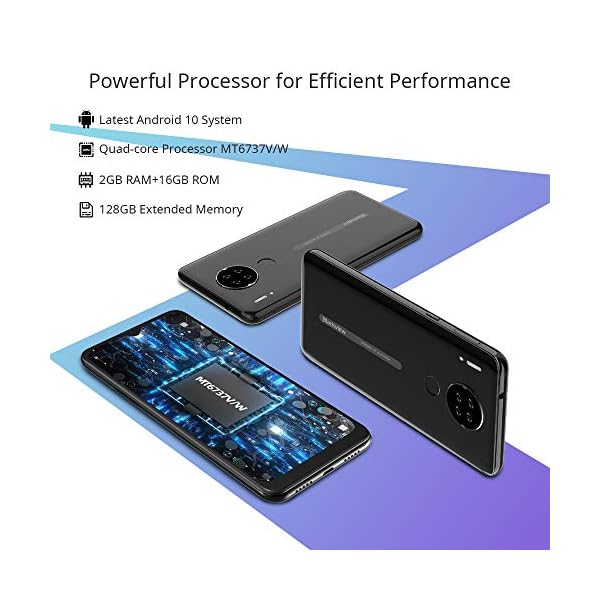 Mobile-PhoneBlackview-A80-4G-Smartphone-SIM-Free-Phones-UnlockedAndroid-10-Phone-with-6217-inches-Waterdrop-Screen13MP-Quad-Camera4200mAh2GB16GB128GB-ExtensionFaceFingerprint-Unlock-Black Mobile Phone,Blackview A80 4G Smartphone SIM Free Phones Unlocked,Android 10 Phone with 6.217 inches Waterdrop Screen…