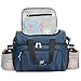 Large Cooler Lunch Bag with Extra Liner. Two Insulated Compartments, Heavy Duty Fabric, Thick Foam Insulation, Many Pockets, Strong Double Zippers, Padded Straps.