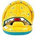 Peradix Pool Floats Baby Float Water Toys with Inflatable Canopy Sunshade Swimming Pool Boat Floating Ring (#1)