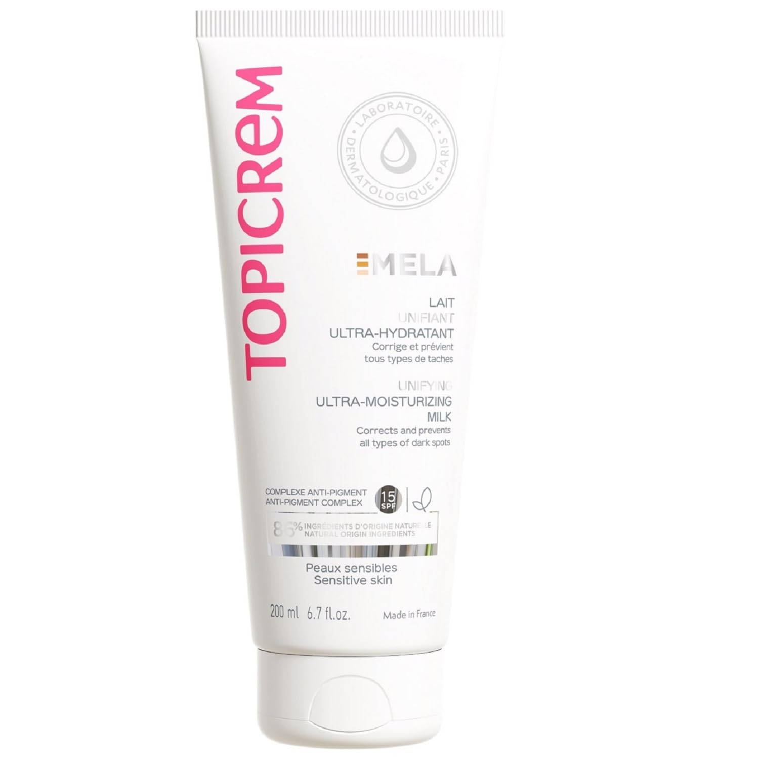 TOPICREM Mela Lightening Ultra-Moisturizing Milk 200 ml