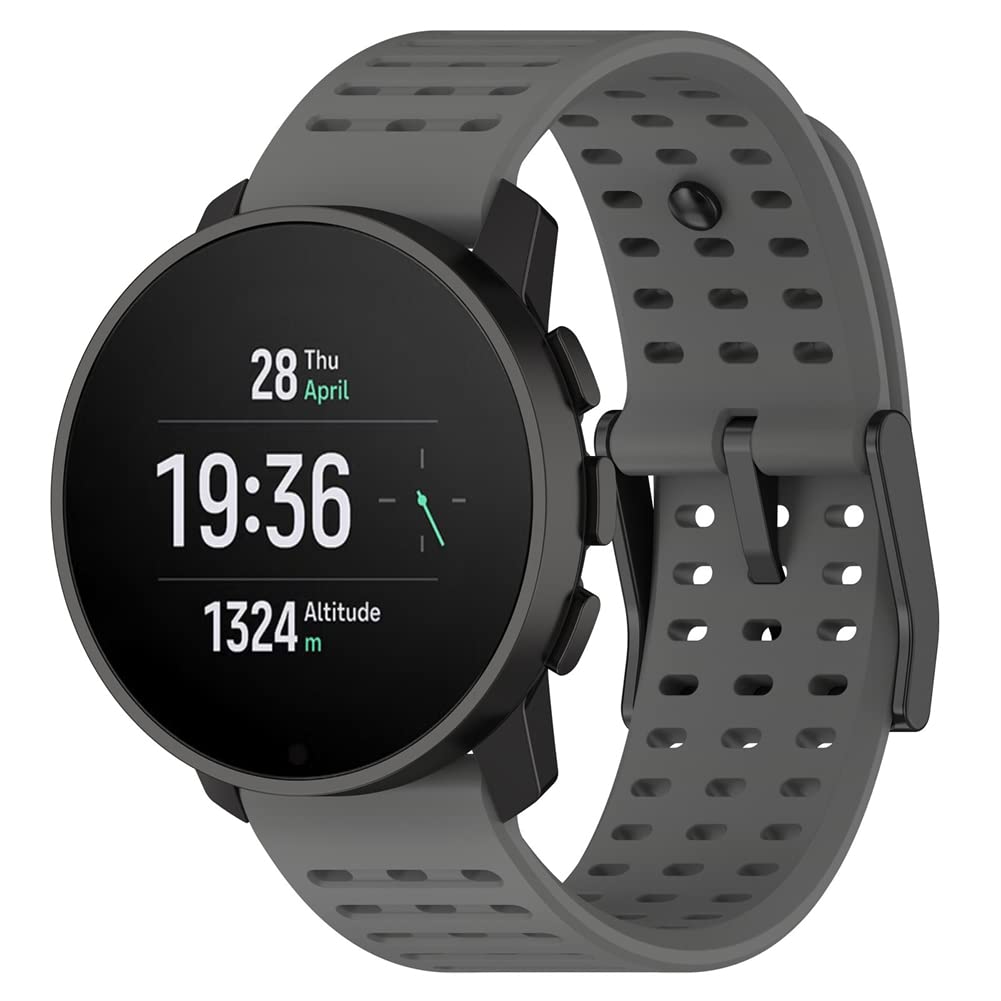 Tyogeephy Straps for Suunto 9 peak pro/Vertical/Urband 7/ATHLETIC 1, Replacement Bracelet in Anti-Lost Silicone Designed Fitness Tracker Accessories