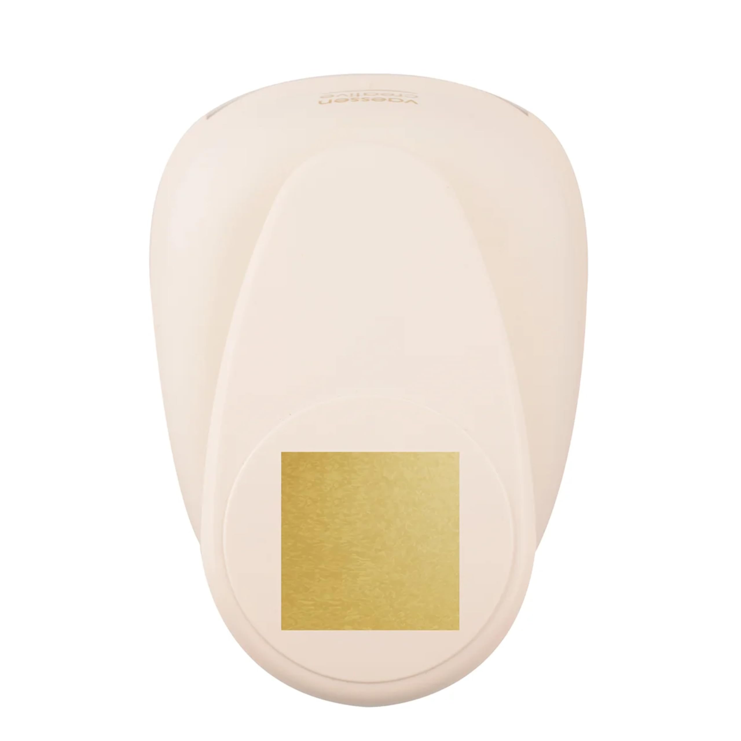 Vaessen Creative Craft Paper Punch - Square - 3,5 x 3,5 cm - Circle Cutter for Crafting and Card Making, White/Pink