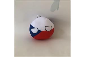 GANGKJDS 3.9 in Polish Ball Plush Country Ball Festival Gift Plush Toys in The United States, Japan, Australia, Countryballs (Color : Czech Republic, Size : 3.9in)