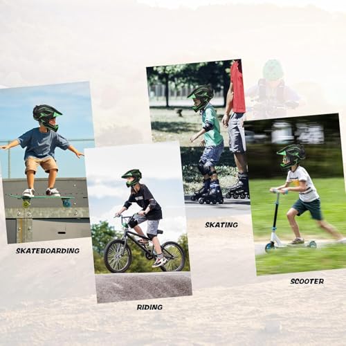 Lixada Children's Cycling Helmet, Removable Children's Bicycle Helmet with Removable Chin for Small Athletes