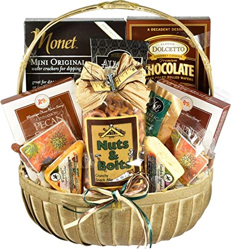 Mr. Fix It Fathers Day Gift Basket | Meat and Cheese Gift Basket for Handy Men