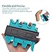 Contour Gauge 5 Inch Plastic Profile Gauge Irregular Shape Duplicator Copy Circular Frame Profile Gauge Tool (5 Inch)