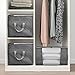 ZAMAT 3 Pack, 90L Large Capacity Storage Bag Organizer, Foldable Clothes Storage Containers with Reinforced Handle, Breathable Closet Organizer with Sturdy Zippers for Comforters, Blankets, Bedding