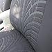 Leader Accessories Embossed Cloth Low Back Grey 2 Fronts Seat Covers for Cars Universal Fits Truck SUV with Airbag