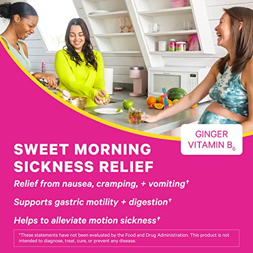 Pink Stork Morning Sickness Relief Sweets Ginger Mango Organic Morning