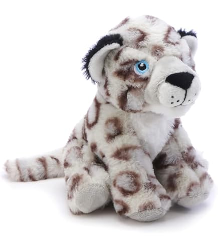 Wild Republic Eco-Friendly Snow Leopard Plush Toy – 12 Inches, Made From Recycled Water Bottles, Soft Stuffed Animal For Kids & Adults