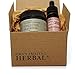 Natural Face Skincare Gift Set, Fragrance Free Power Cleanse Mask, Scrub and Cleanser with Activated Charcoal, Lightweight Daily Face Serum Oil, Antioxidant Moisturizer. Travel Size Vegan Paraben Free