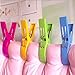 Attmu Beach Towel Clips (12 Pack), Towel Holder in Fun Bright Colors, Keep Towel from Blowing Away