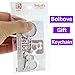 Bolbove Honeybee with Big Smile Keychain Crystal Keyring Rhinestones Purse Pendant Handbag Charm (Yellow)