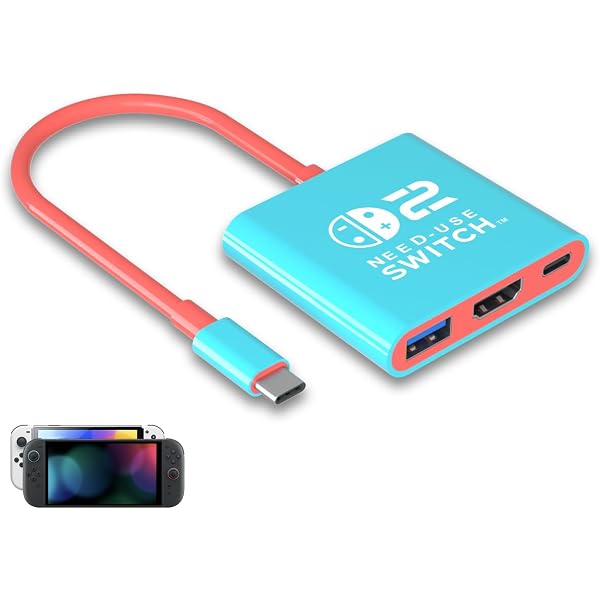 Amazon.com: Switch 2 Dock,(Plug-and-Play) 4K@60HZ 6.6 ft,USB C to