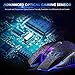 VersionTECH. RGB Gaming Mouse, Ergonomic USB Wired Optical Mouse Mice with 7 Colors LED Backlight, 4 DPI Settings Up to 2400 DPI, 6 Programmed Buttons for Laptop PC Computer Games & Work –Blackthumb 2